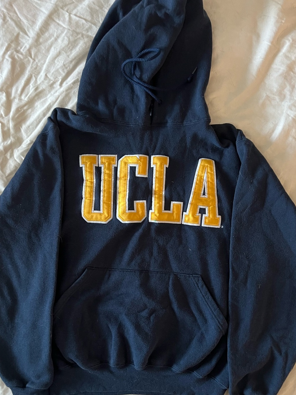 UCLA Navy Hoodie with Gold Lettering